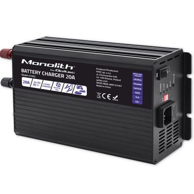 11. Monolith Smart-Ladegerät für LiFePO4-, AGM-, GEL- und SLA-Batterien, 20 A, 24 V