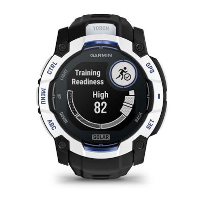 12. Garmin Instinct 3 Solar 010-02935-03 Smartwatch 50 mm Schwarz und Weiß