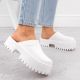 6. Big Star W NN274015 INT2083B Clogs mit dicker Sohle