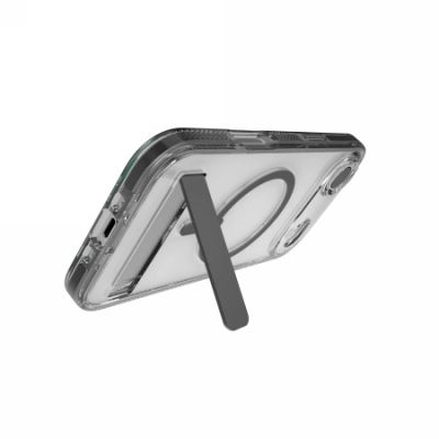 3. ZAGG Santa Cruz Snap KS MagSafe-Hülle mit Ständer für iPhone Air, transparent und schwarz