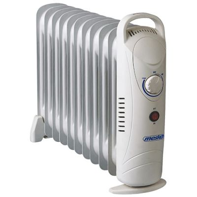 9. MESKO MS 7806 Ölkühler mit 11 Lamellen (1200 W; 11; weiß) (Steckdose)