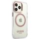 4. Guess Metal Outline MagSafe Hülle für iPhone 13 Pro / iPhone 13 – Pink