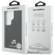 8. Karl Lagerfeld Saffiano KC Metal Logo MagSafe Hülle für Samsung Galaxy S26 Ultra, Schwarz