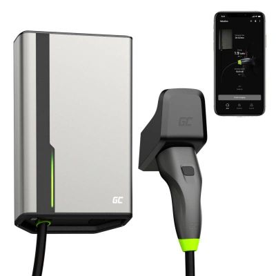 3. Green Cell GC HabuDen Wallbox 22 kW (7,5 m Kabel):