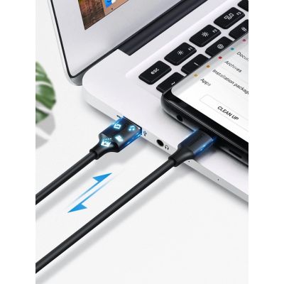 6. Ugreen US287 60117 USB-A/USB-C 3A Kabel 1,5 m – Schwarz