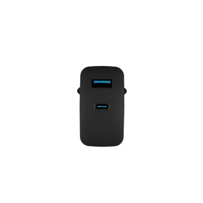 7. NATEC Ladegerät Ribera GAN 1x USB-A + 1x USB-C 45W Schwarz NUC-2143