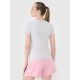 2. Schmal geschnittenes, einfarbiges Damen-T-Shirt 4F 4FWMM00TTSHF2673-27M