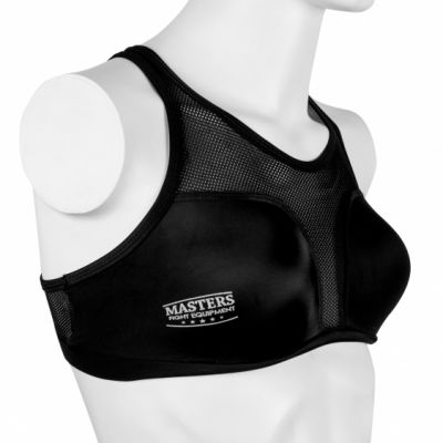 3. MASTERS TOP-1W "S" Brustschutz-T-Shirt Schwarz