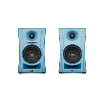 9. KALI AUDIOLP-UNF-B – Paar Bluetooth-Monitorlautsprecher. Multimedia-Lautsprecher, blau.