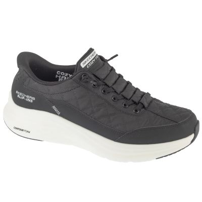 Skechers Slip-Ins: Contour Foam – Cozy 232619-BKW Schwarz, Größe 40