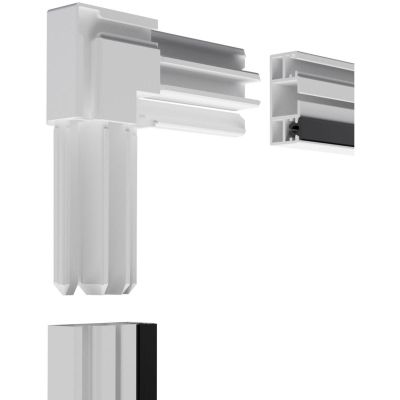 6. Moskitonetzfenster Aluminium 130x150 Weiß