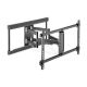 2. DIGITUS Wandhalterung für Fernseher 37-80 Zoll, max. 60 kg, VESA 600x400 mit vertikaler und horizontaler Verstellung, DA-90454