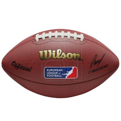 Wilson European League Mini-Replik-Ball WF4013801XB Braun 6