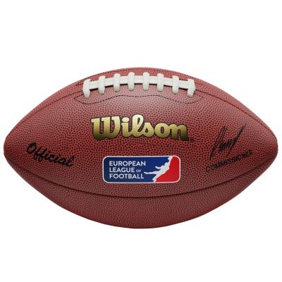 Wilson European League Mini-Replik-Ball WF4013801XB Braun 6