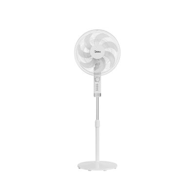 4. Midea FS40-23MT Standventilator, weiß, Durchmesser 40 cm, 3 Geschwindigkeitsstufen, Oszillation, 50 W