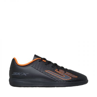 Skechers SKX_2 Kinder-Fußballschuhe Schwarz und Orange 252168L