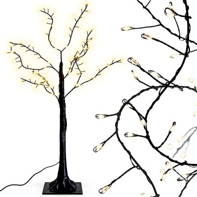 DEKORATIVER BAUM 150 LED 120 CM SCHWARZ LUCA