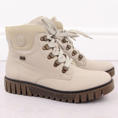 16. Wasserdichte Damen-Trekkingstiefeletten in Beige Rieker Y3433-60