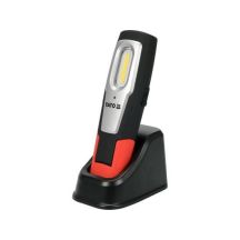 Yato YT-08558 Arbeitsleuchte, schwarz, rote LED, 7 W