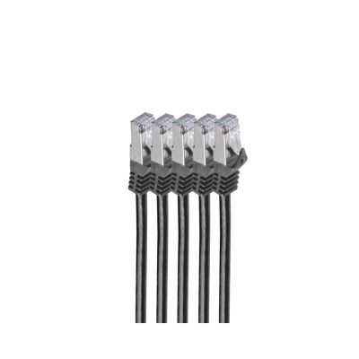 shiverpeaks BS75515-S-SET5 Netzwerkkabel Schwarz 5m Cat7 S/FTP (S-STP) Rund
