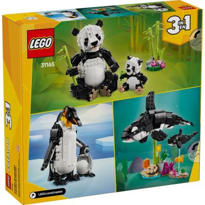 12. LEGO Creator 3-in-1 31165 – Wildtiere: Panda-Familie