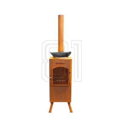 3. BonFeu BonCarré Gartenkamin rostig 3503R