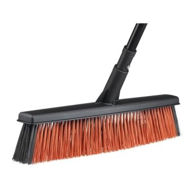 2. Fiskars 1025926 Besen für den Innenbereich, weiche/harte Borsten, Aluminium, schwarz
