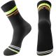 Rockbros Sportsocken schwarz/gestreift L