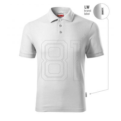 Herren Reserve Poloshirt (Weiß (Markenlabel))
