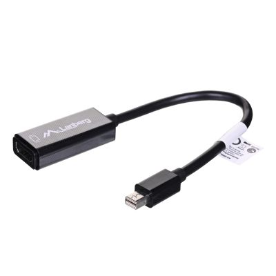 Lanberg AD-0005-BK Adapter (Mini DisplayPort M - HDMI F; 0,20 m; schwarz)