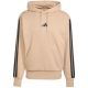 adidas Essentials 3-Streifen Fleece Hoodie M JX0695