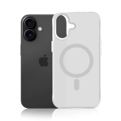 4. 3mk Smoke MagCase für iPhone 17 - weiß-transparent