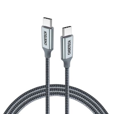Choetech XCC-1002-GY USB-C – USB-C PD QC-Kabel 100 W 5 A 480 Mbit/s 1,8 m – Grau