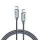 Choetech XCC-1002-GY USB-C – USB-C PD QC-Kabel 100 W 5 A 480 Mbit/s 1,8 m – Grau