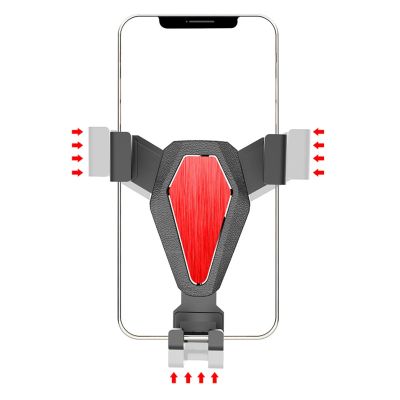 2. Gravity Smartphone-Autohalterung, silber (YC07)