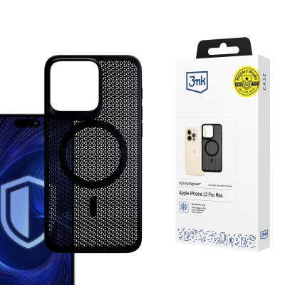 3mk COOLing MagCase Hülle für Apple iPhone 13 Pro Max – Schwarz
