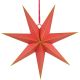 2. PAPIERDEKORATION STERN 60 CM ROT SASKA GIFT & DECOR