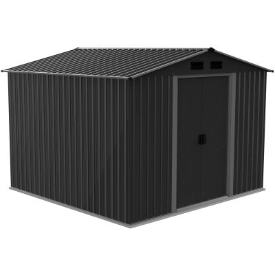 3. Metall-Gartengerätehaus 257 x 257 x 202 cm