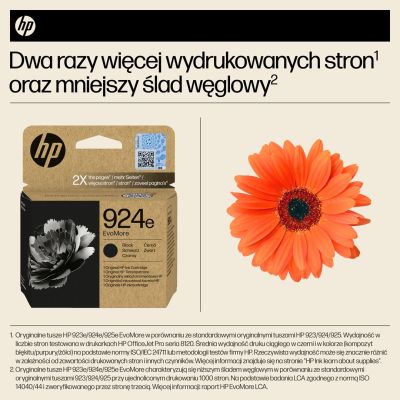19. HP Original Schwarze Tinte 924e EvoMore