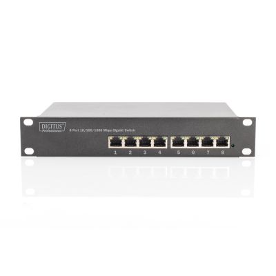 6. Digitus Gigabit-Ethernet-Switch 10", 8-Port, unmanaged