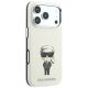 5. Karl Lagerfeld Smooth Ikonik Sketch MagSafe Hülle für iPhone 18 Pro / 17 Pro – Beige