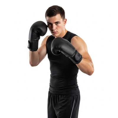 26. Meteor 12 oz Trainingsboxhandschuhe, Klettverschluss, PU
