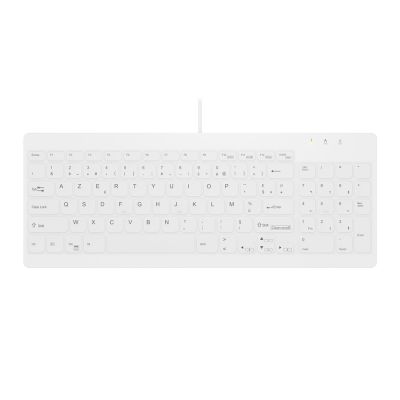Contour Design Active Key AK-C7012 Medizinische Tastatur USB Französisch Weiß