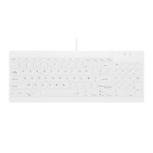 Contour Design Active Key AK-C7012 Medizinische Tastatur USB Französisch Weiß