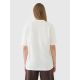 4. Damen Oversize T-Shirt uni 4F 4FRSS25TTSHF2694-11S