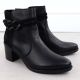 4. Damen-Ankle-Boots aus Leder mit schwarzem Absatz, Rieker Y2066-00