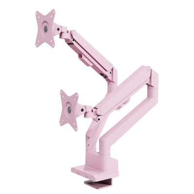2. Arozzi AZ-ALZARE-NEO-DUO-PNK Monitorhalter/Ständer 81,3 cm (32 Zoll) Schreibtisch Pink