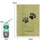2. Hundekotbeutelbehälter mit Taschenlampe