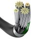 7. Baseus Superior USB - Lightning Schnellladedatenkabel 2,4 A 1 m schwarz (CALYS-A01)