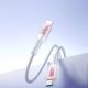 9. Joyroom S-A42 Crystal-Clear Series 30W USB-C – Lightning Kabel 1,2 m – Weiß